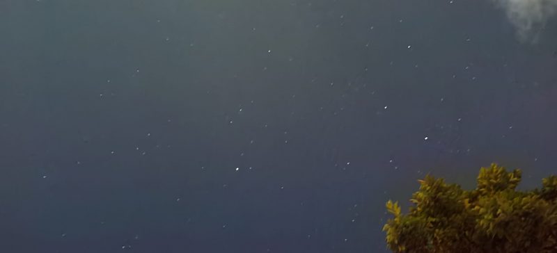 さくら街道オートキャンプ場の夜空