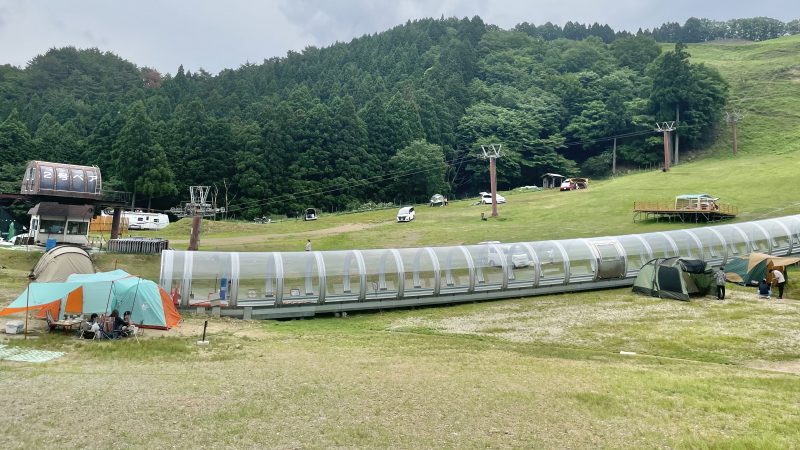 若杉高原おおやキャンプ場の星空フリーサイト