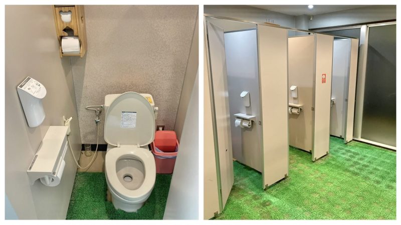 若杉高原おおやキャンプ場のトイレ